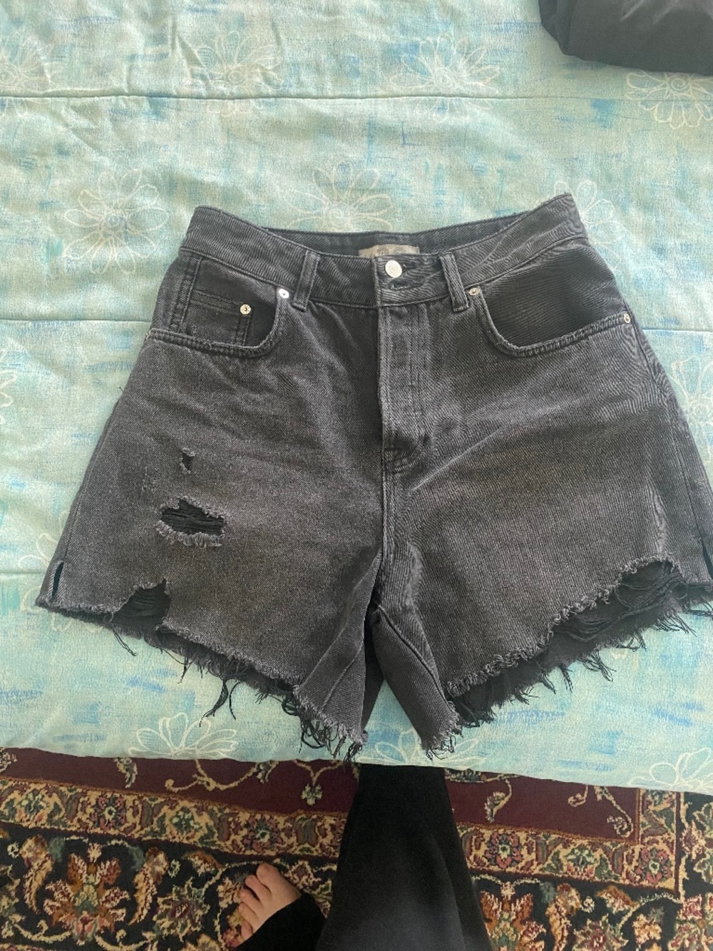 Free people curvy black shorts